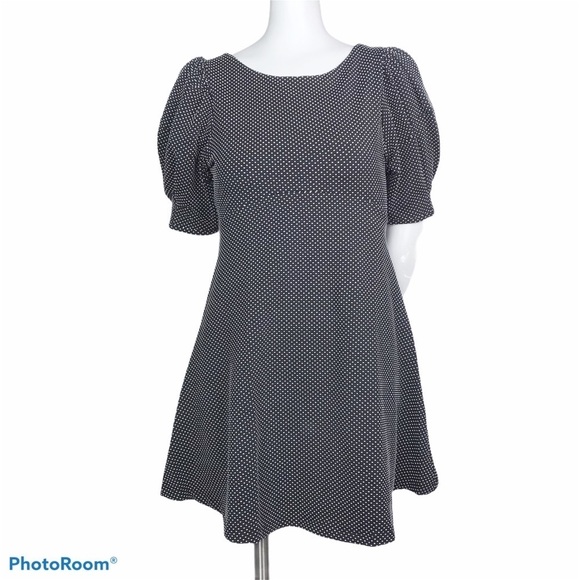 Free People Dresses & Skirts - Free People black & white polka dot mini dress